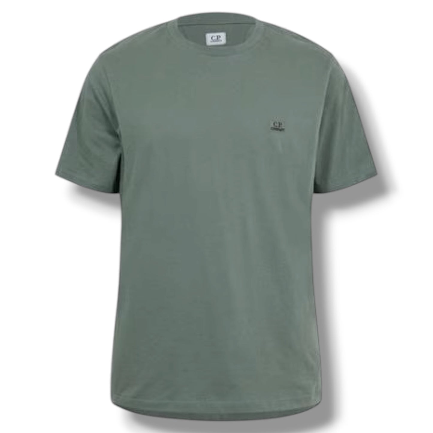 CP COMPANY SMALL LOGO T-SHIRT LAUREL GREEN