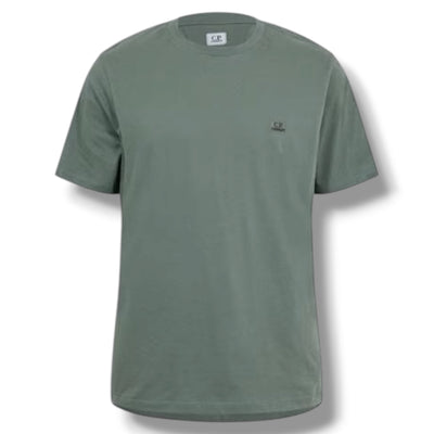 CP COMPANY SMALL LOGO T-SHIRT LAUREL GREEN