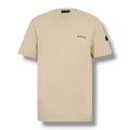 MONCLER SPLIT LOGO T-SHIRT BEIGE