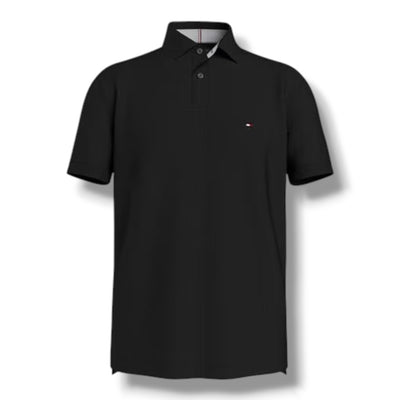 TOMMY HILFIGER CORE POLO SHIRT BLACK
