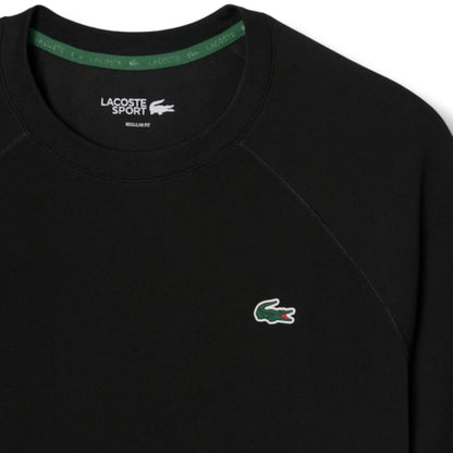 LACOSTE TECH GYM SET T-SHIRT & SHORTS BLACK & WHITE