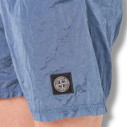 STONE ISLAND NYLON METAL SWIM SHIRTS BLUE