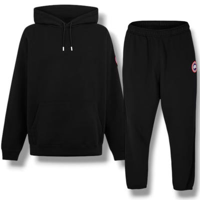 CANADA GOOSE HURON OTTH HOODED FULL TRACKSUIT BLACK