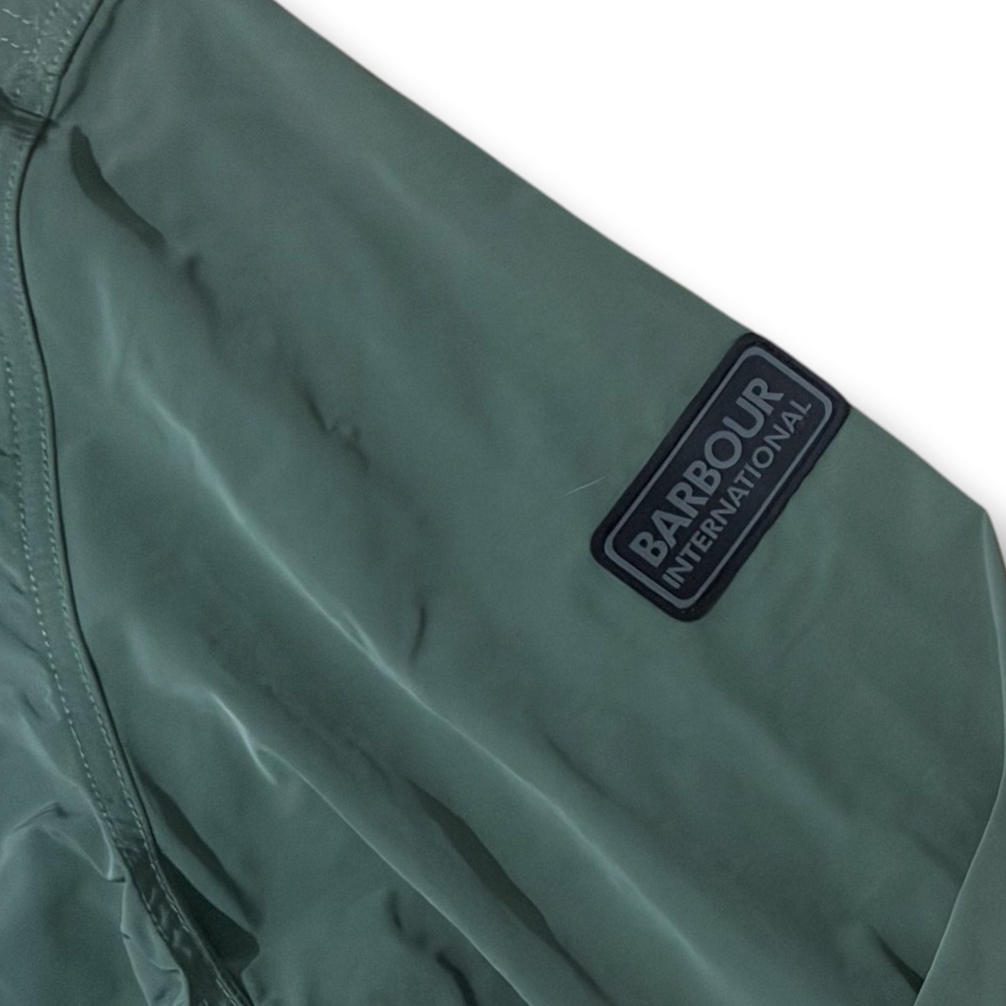 BARBOUR INTERNATIONAL OVERSHIRT KHAKI GREEN
