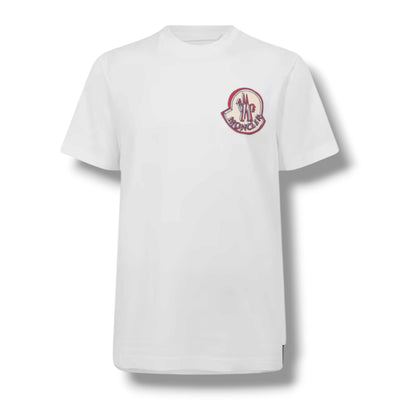 MONCLER MB LOGO T-SHIRT WHITE