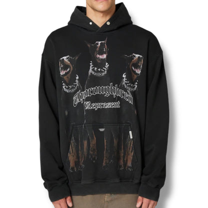 REPRESENT THOROUGHBRED DOG OTTH HOODIE BLACK