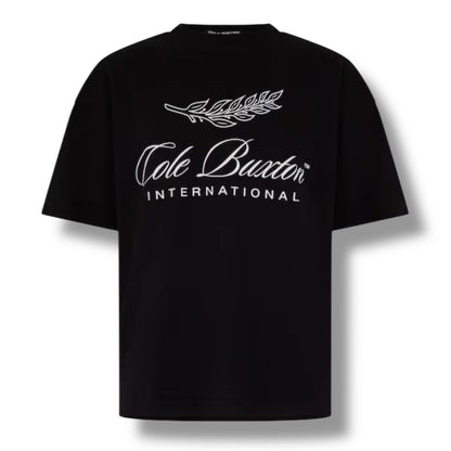 COLE BUXTON INTER FRONT LOGO T-SHIRT BLACK