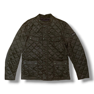 BARBOUR QUILTED JACKET KHAKI GREEN
