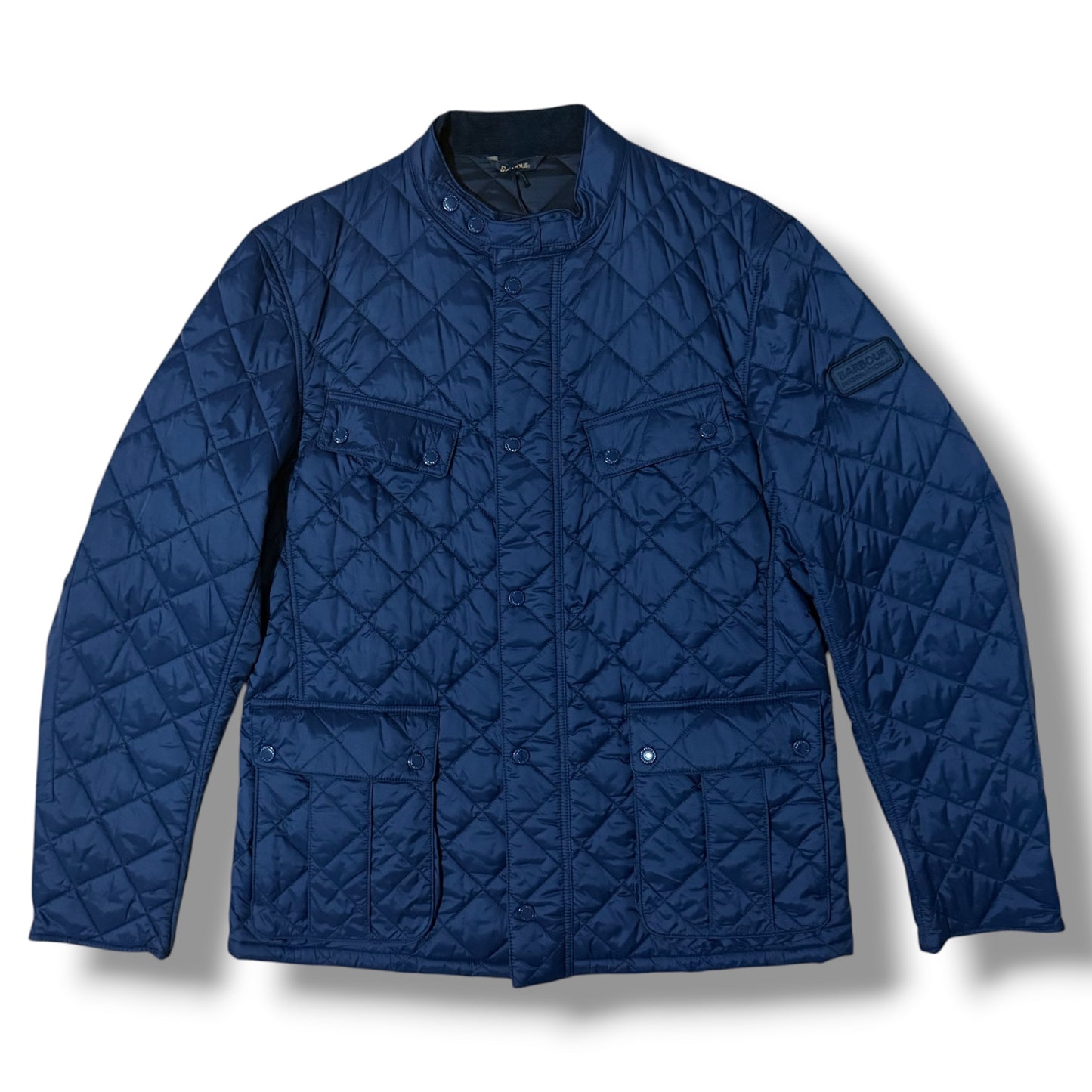 BARBOUR QUILTED JACKET NAVY BLUE