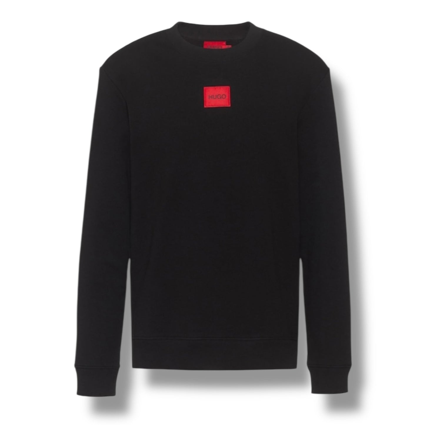 HUGO BOSS HUGO RED PATCH SWEATSHIRT & JERSEY SHORTS SET BLACK