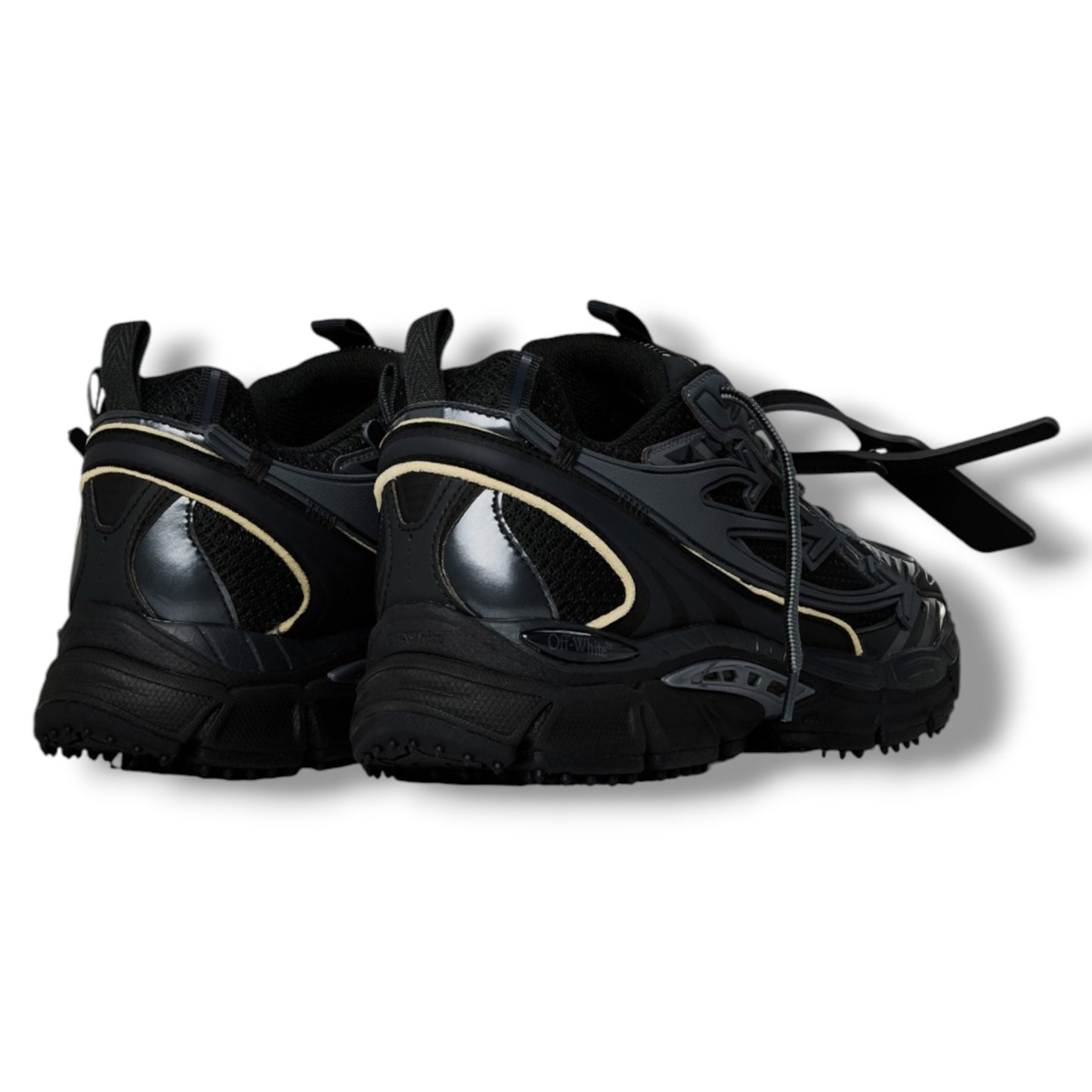 OFF WHITE BE RIGHT BACK TRAINERS BLACK