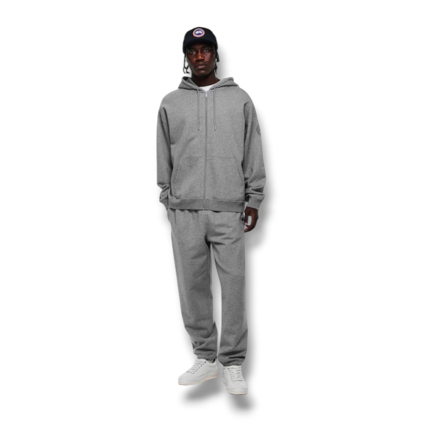 CANADA GOOSE ROVE FULL ZIP HOODED TRACKSUIT GREY
