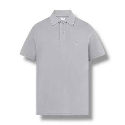 CP COMPANY POLO SHIRT SHADOW GREY