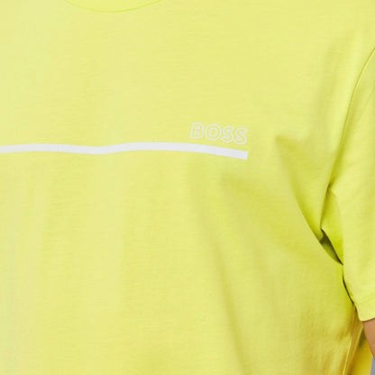HUGO BOSS STORM T-SHIRT & SWIM SET LIME GREEN & NAVY BLUE