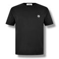 STONE ISLAND PATCH LOGO T-SHIRT BLACK