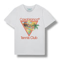 CASABLANCA TENNIS CLUB T-SHIRT WHITE