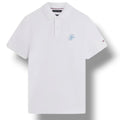 TOMMY HILFIGER ITALIC LOGO POLO SHIRT WHITE