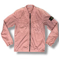 STONE ISLAND ZIP UP OVERSHIRT ROSE PINK