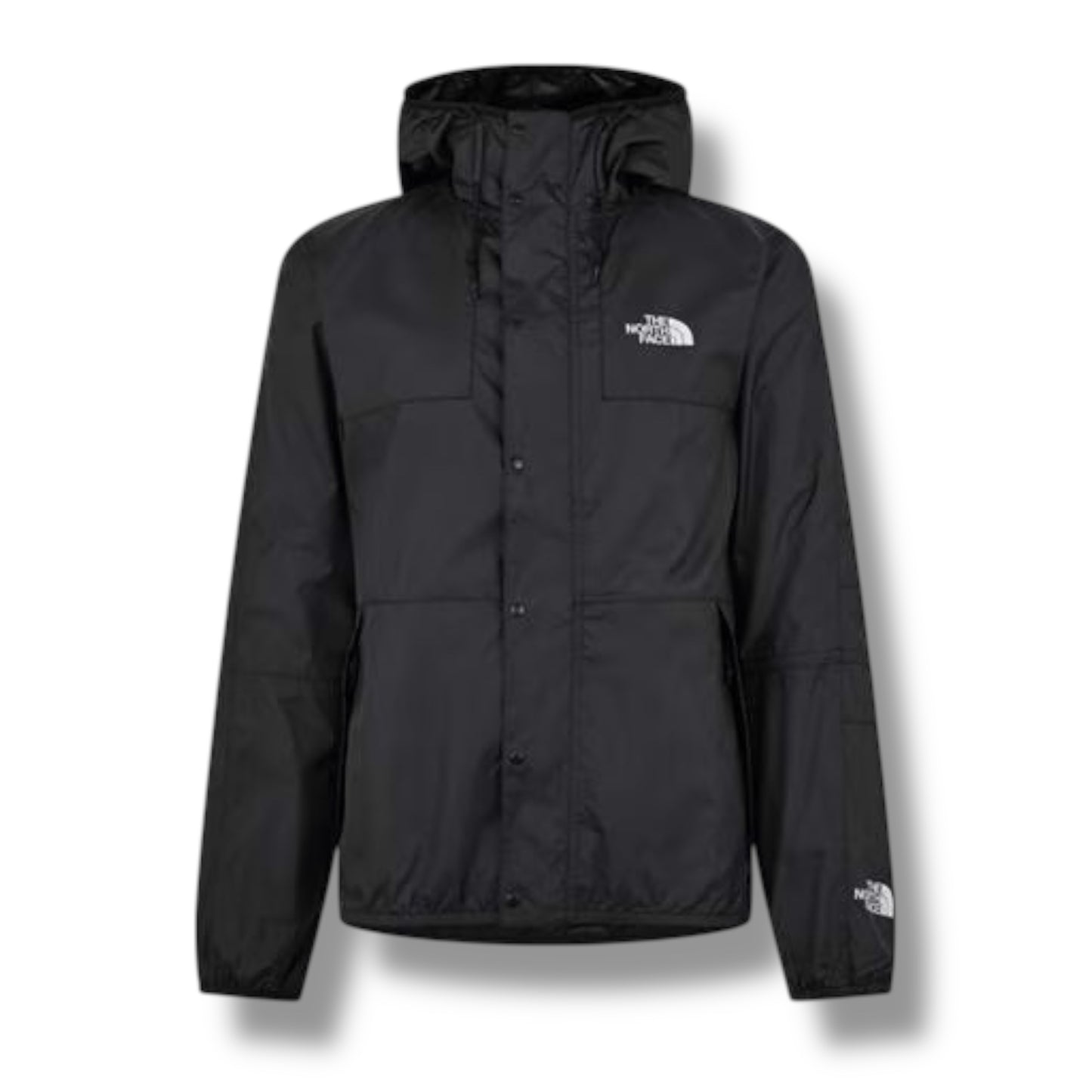 THE NORTH FACE TNF HOODED RAIN JACKET BLACK