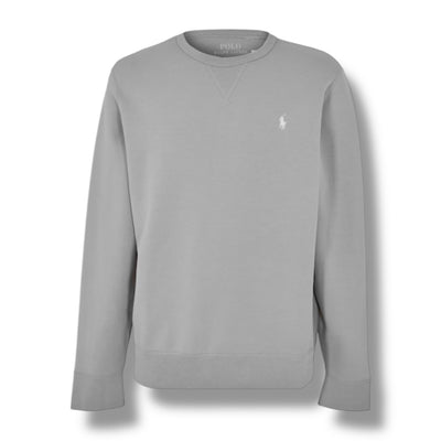 RALPH LAUREN TECH CREWNECK SWEATSHIRT SOFT GREY