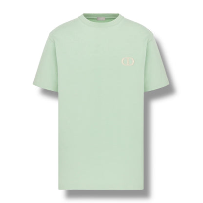 DIOR CD ICON LOGO T-SHIRT LIGHT GREEN