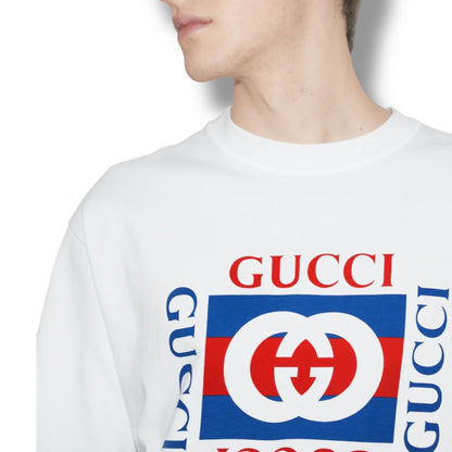 GUCCI BOX LOGO T-SHIRT WHITE