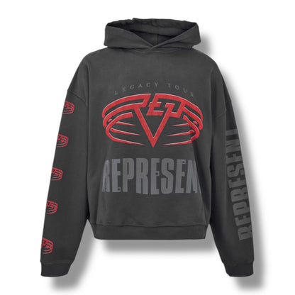 REPRESENT LIVING LEGACY OTTH HOODIE WASHED GREY