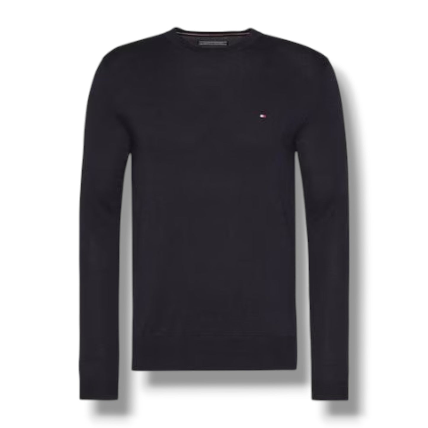 TOMMY HILFIGER THIN KNIT SWEATER NAVY BLUE