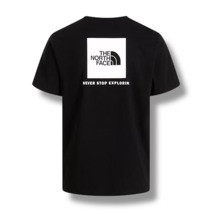 THE NORTH FACE TNF T-SHIRT & SHORTS SET BLACK - WHITE & BLACK