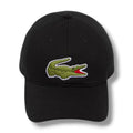 LACOSTE BIG CROC BASEBALL CAP BLACK