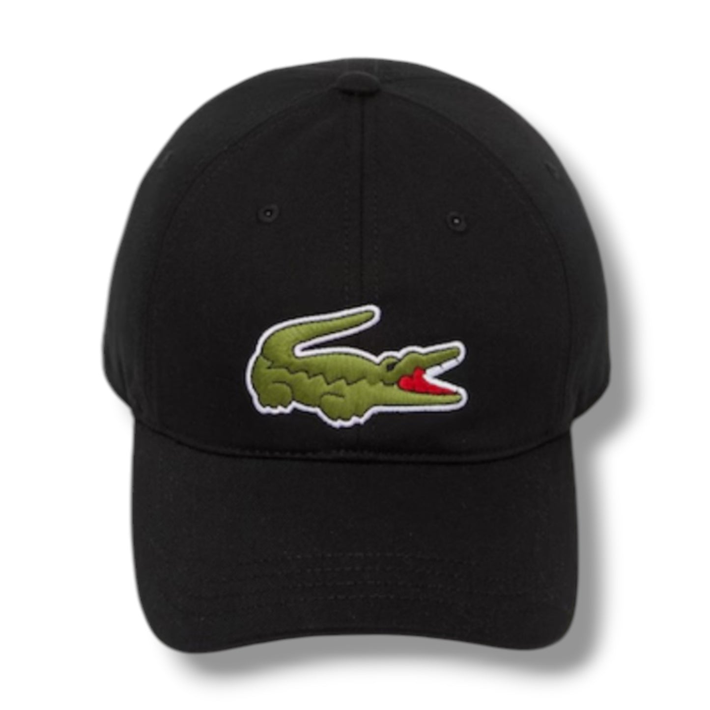 LACOSTE BIG CROC BASEBALL CAP BLACK