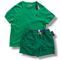 RALPH LAUREN T-SHIRT & SWIM SHORTS SET GREEN *SALE*