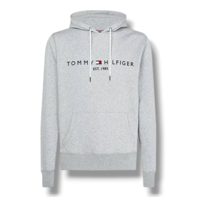 TOMMY HILFIGER LOGO OTTH HOODIE GREY