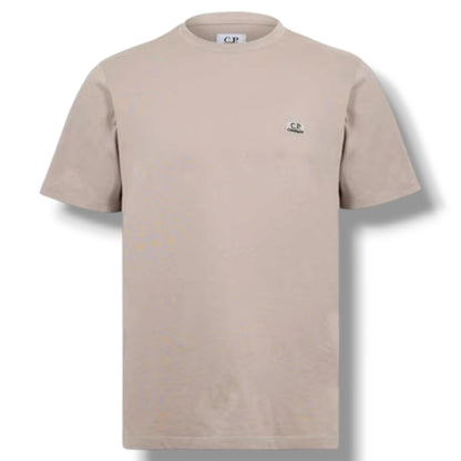 CP COMPANY SMALL LOGO T-SHIRT DOVE GREY