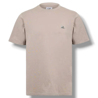 CP COMPANY SMALL LOGO T-SHIRT DOVE GREY