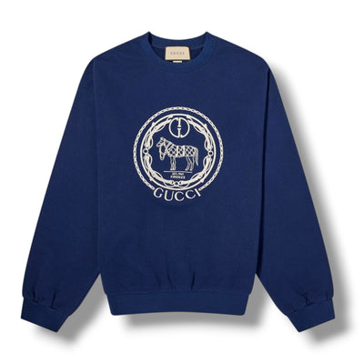 GUCCI PARADE SWEATSHIRT BLUE