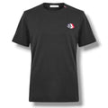 MONCLER TRIPLE LOGO T-SHIRT NAVY BLUE