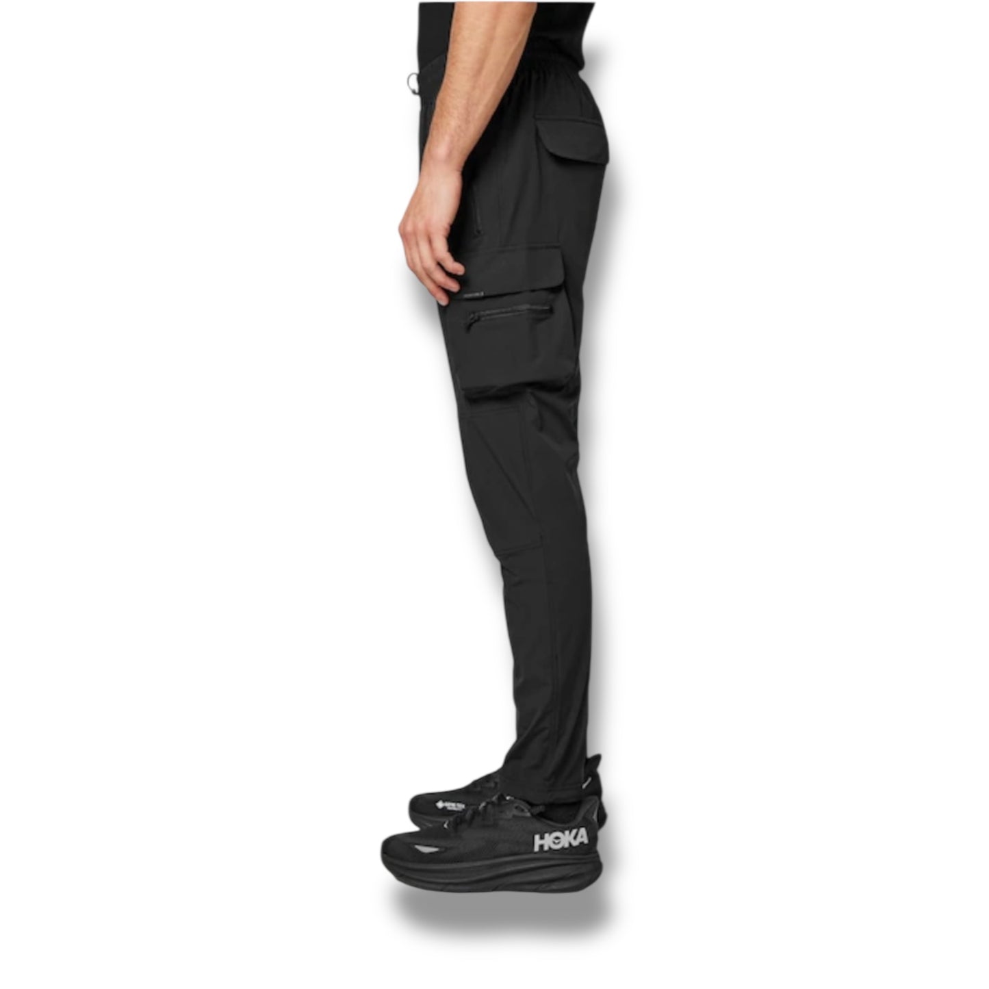 REPRESENT 247 NYLON CARGO PANTS BLACK