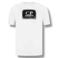 CP COMPANY STAMP LOGO T-SHIRT WHITE