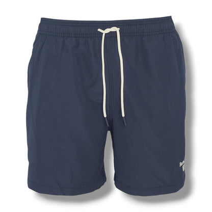 BARBOUR SMALL LOGO T-SHIRT & SWIM SHORTS SET OLIVE GREEN & NAVY BLUE