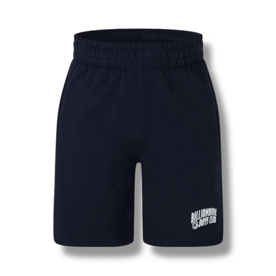 BILLIONAIRE BOYS CLUB BBC ARCH LOGO JERSEY SHORTS NAVY BLUE