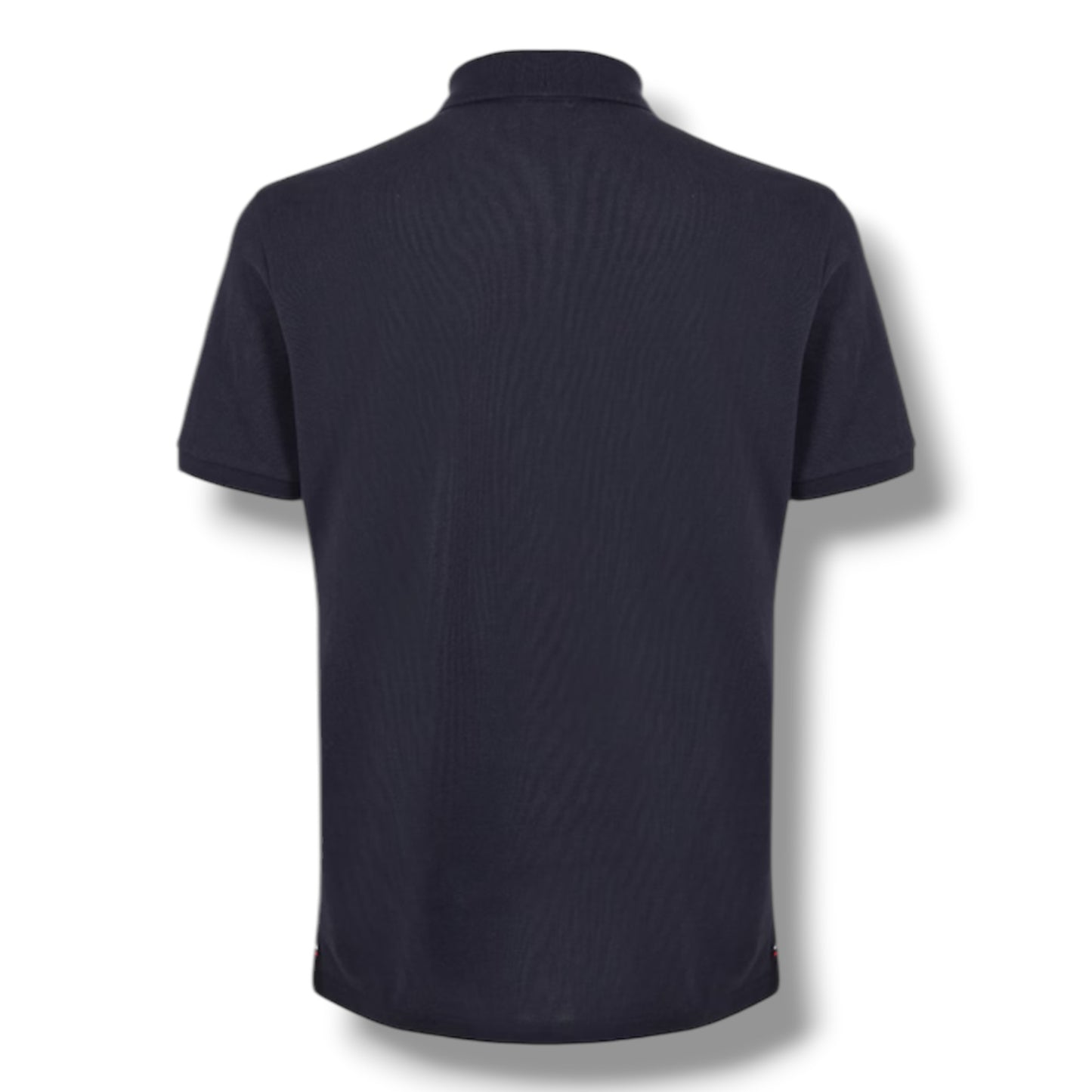 MONCLER TRIPLE LOGO POLO SHIRT NAVY BLUE