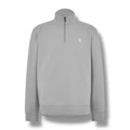 RALPH LAUREN TECH 1/4 ZIP SWEATSHIRT SOFT GREY