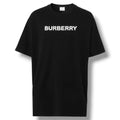 BURBERRY TEXT LOGO T-SHIRT BLACK