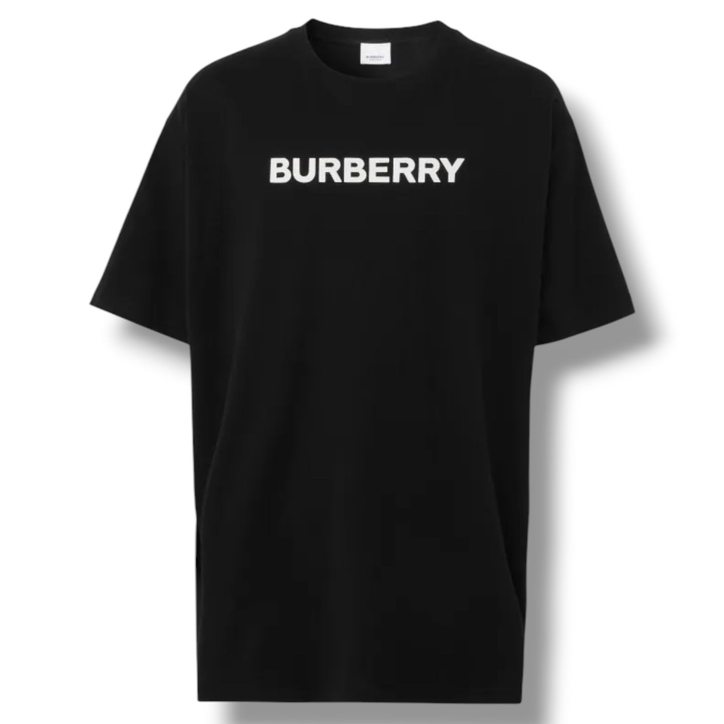 BURBERRY TEXT LOGO T-SHIRT BLACK