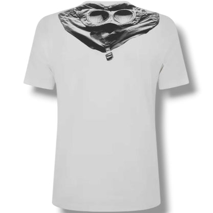 CP COMPANY GOGGLE BACK LOGO T-SHIRT WHITE