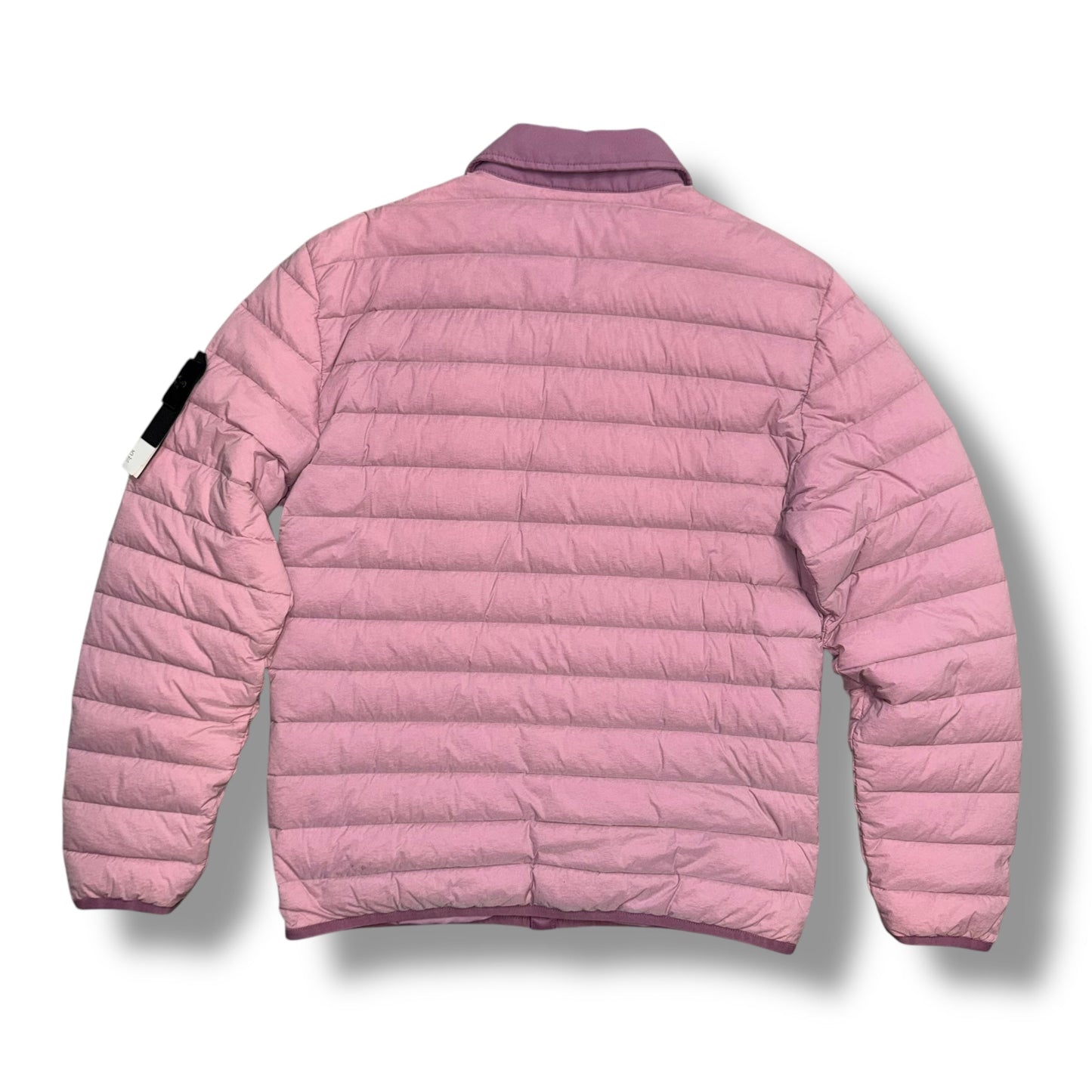 STONE ISLAND PADDED OVERSHIRT JACKET PINK