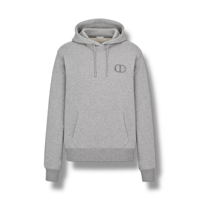 DIOR CD ICON LOGO OTTH HOODIE GREY