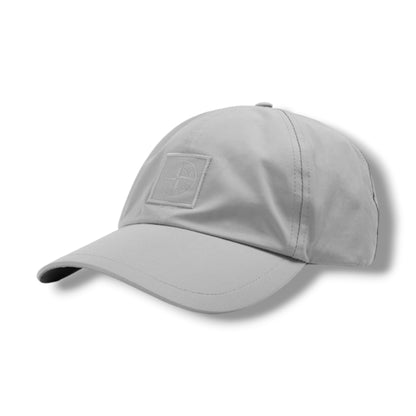 STONE ISLAND GHOST PATCH BASEBALL CAP GREY