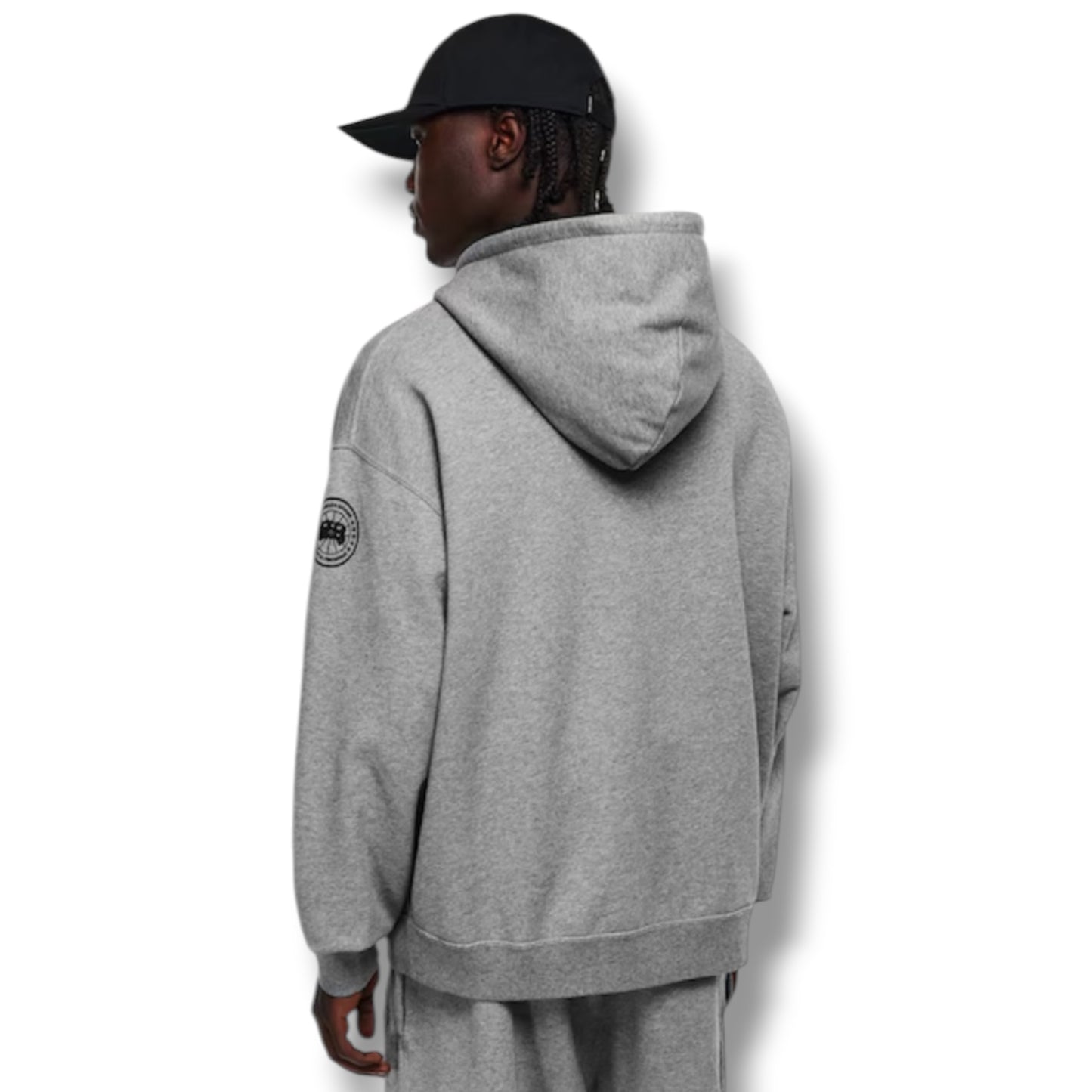 CANADA GOOSE ROVE FULL ZIP HOODED TRACKSUIT GREY